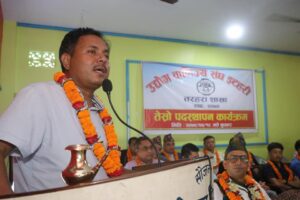 Ward 20 President Maniram Shrestha