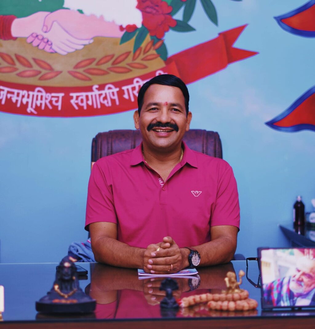 Mayor HemKarna PoudelGurkhaKhabar-min