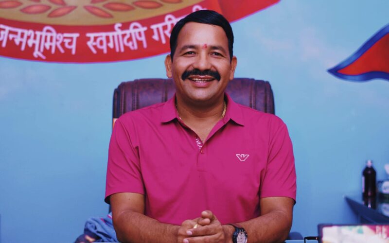 Mayor HemKarna PoudelGurkhaKhabar-min